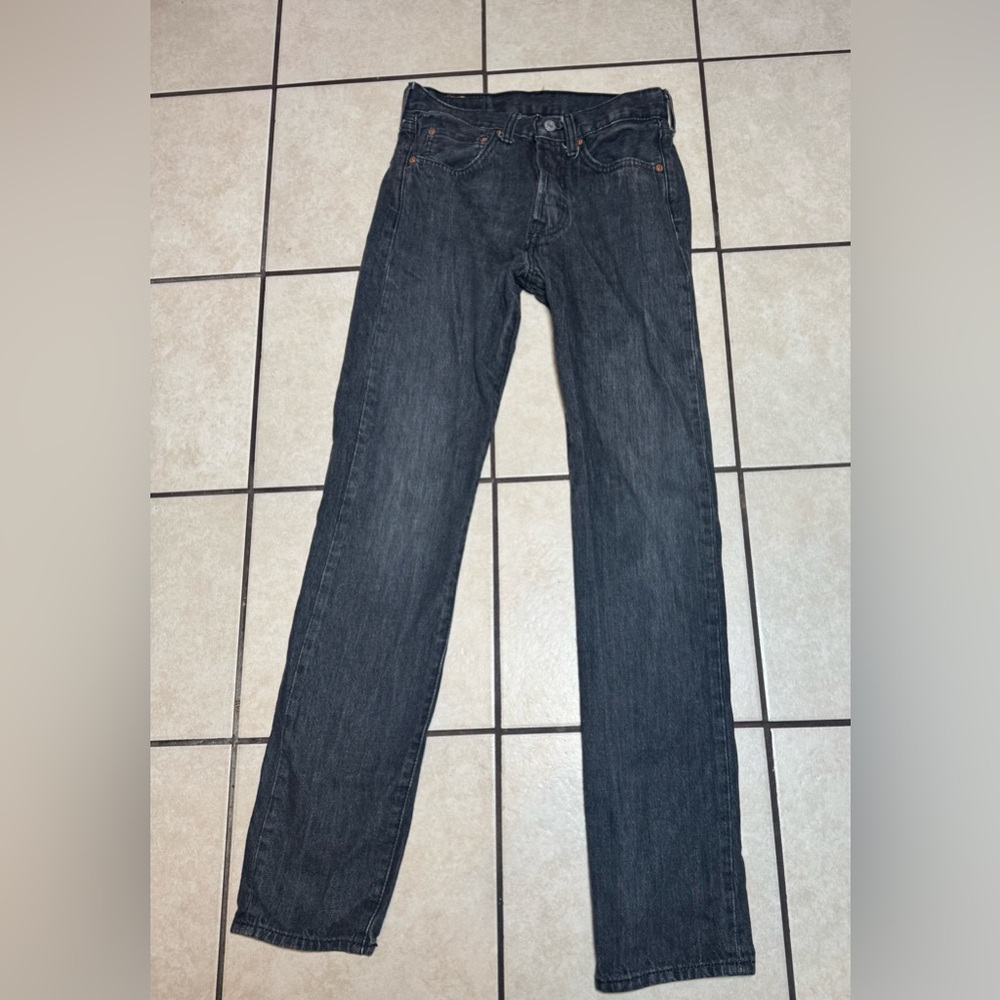 Levi's 501  Charcoal Straight Jeans w28xL34